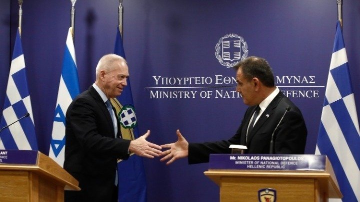 Defence Min of Greece and Israel express determination to further strengthen bilateral strategic relations