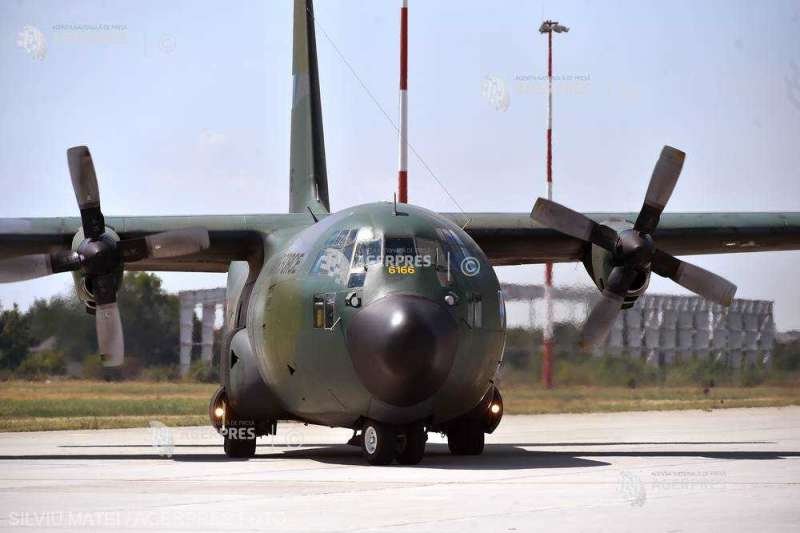 An American Hercules aircraft entered the service of the Romanian Air Force, free of charge