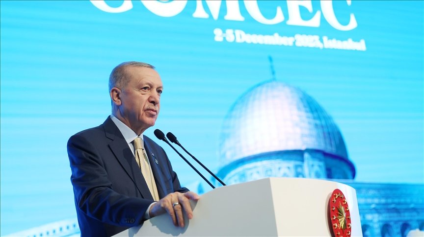 'Gaza is a Palestinian territory. Gaza belongs to Palestinians and it will remain so forever,' Recep Tayyip Erdogan says