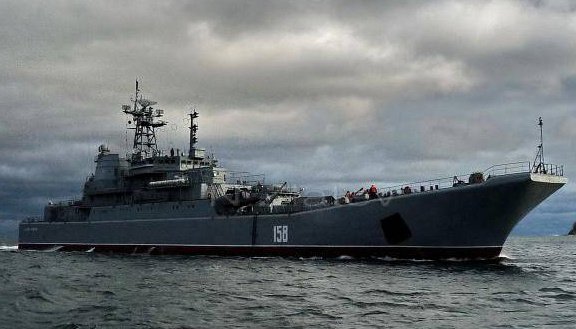Ukrainian forces destroy Russia's Caesar Kunikov large landing ship
