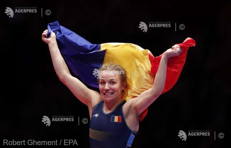 Andreea Ana wins gold medal at European Wrestling Championships in Bucharest