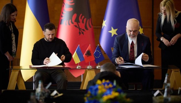 Ukraine, Albania sign cooperation agreement