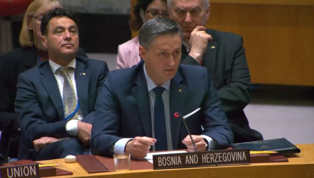 Bećirović at UN SC: The key problems of BiH did not arise in our country but outside its borders