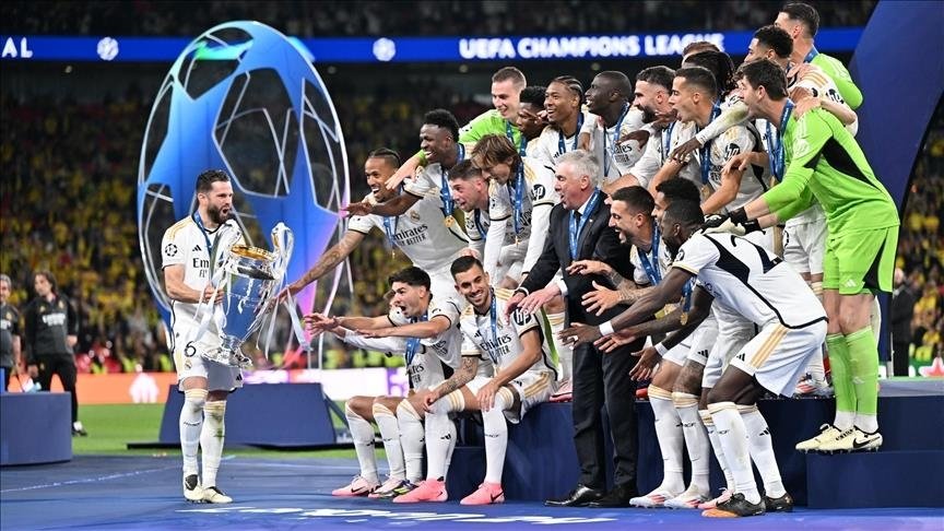 Real Madrid win 2024 UEFA Champions League trophy, beating Borussia Dortmund 2 - 0 in final
