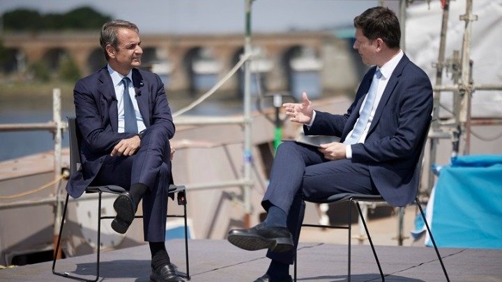 PM Mitsotakis interview by ERT in France: North Macedonia will not progress toward Europe by opening a new front with Greece