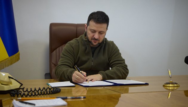 Zelensky signs laws extending martial law and general mobilization