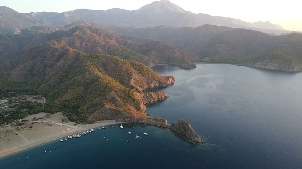 Video shows picturesque bays and beaches in Antalya, Türkiye