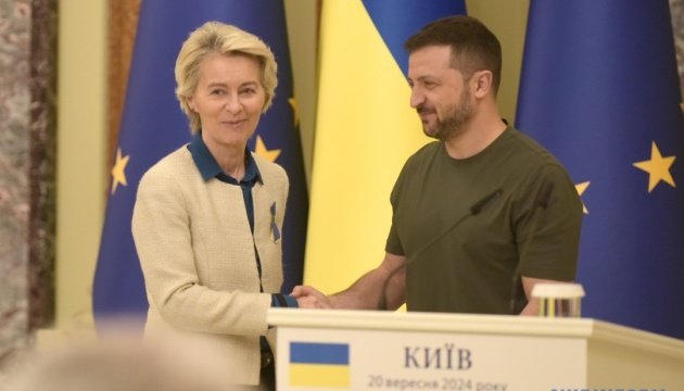 Zelensky names main topics of talks with Ursula von der Leyen