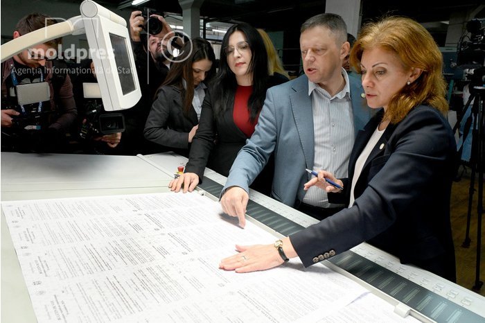 Electoral body starts printing of ballot papers for polling stations from Moldova