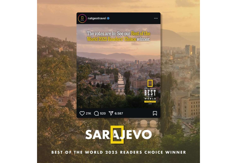 Sarajevo named best destination in the world