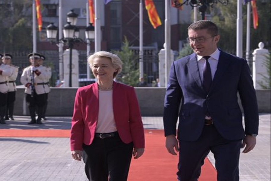 Von der Leyen: North Macedonia to approve constitutional changes