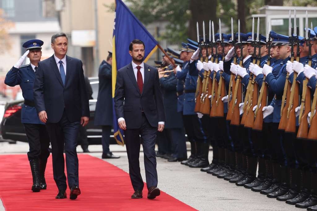 President of Montenegro welcomed in Sarajevo