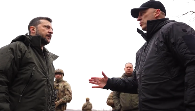 Zelensky visits construction of fortifications in Donetsk region