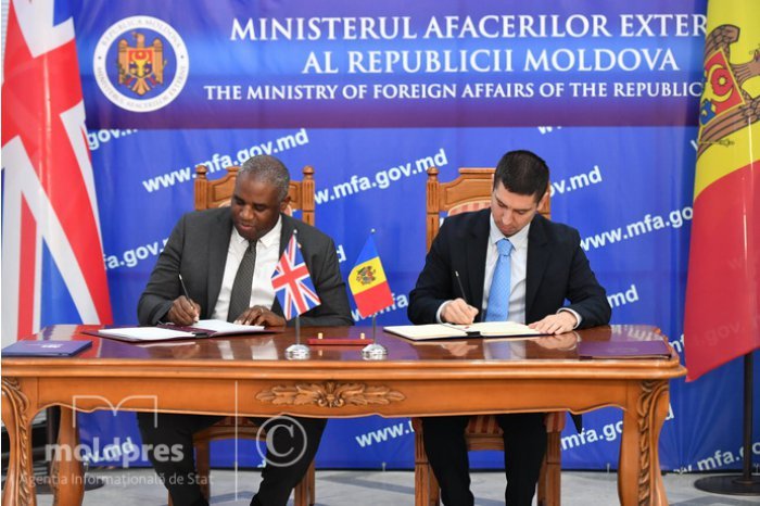 Moldova, United Kingdom sign Defence and Security Partnership