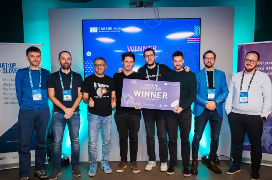 Slovenian team wins 8th Cassini hackathon