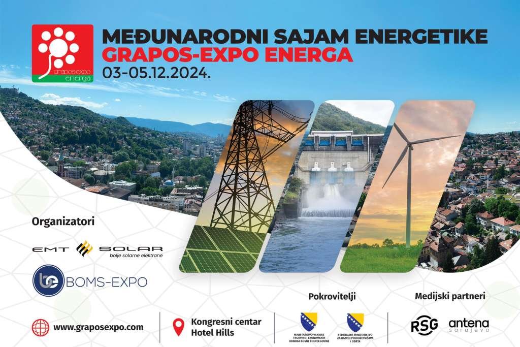 International energy fair 'Grapos Expo Energa' to be held in Sarajevo