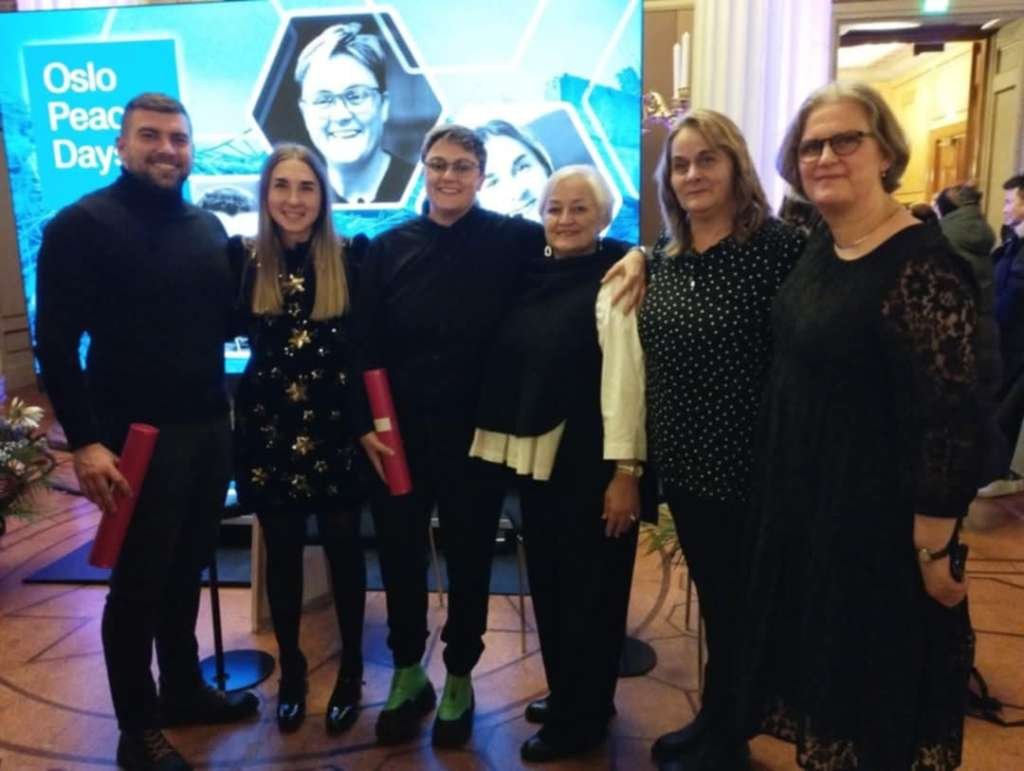 Ajna Jusić, Alen Muhić and Lejla Damon receive University of Oslo Human Rights Award