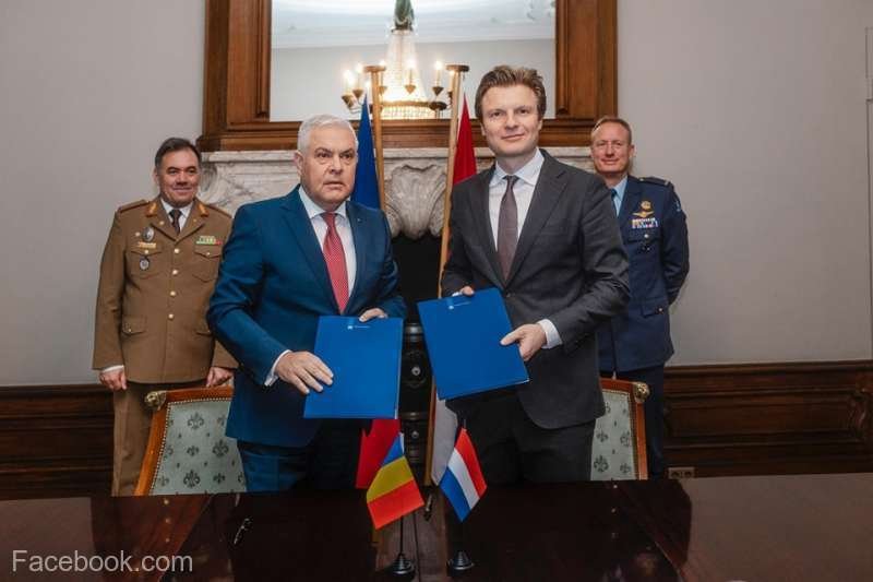 Romania and Netherlands Strengthen Defense Cooperation, Support Pilot Training