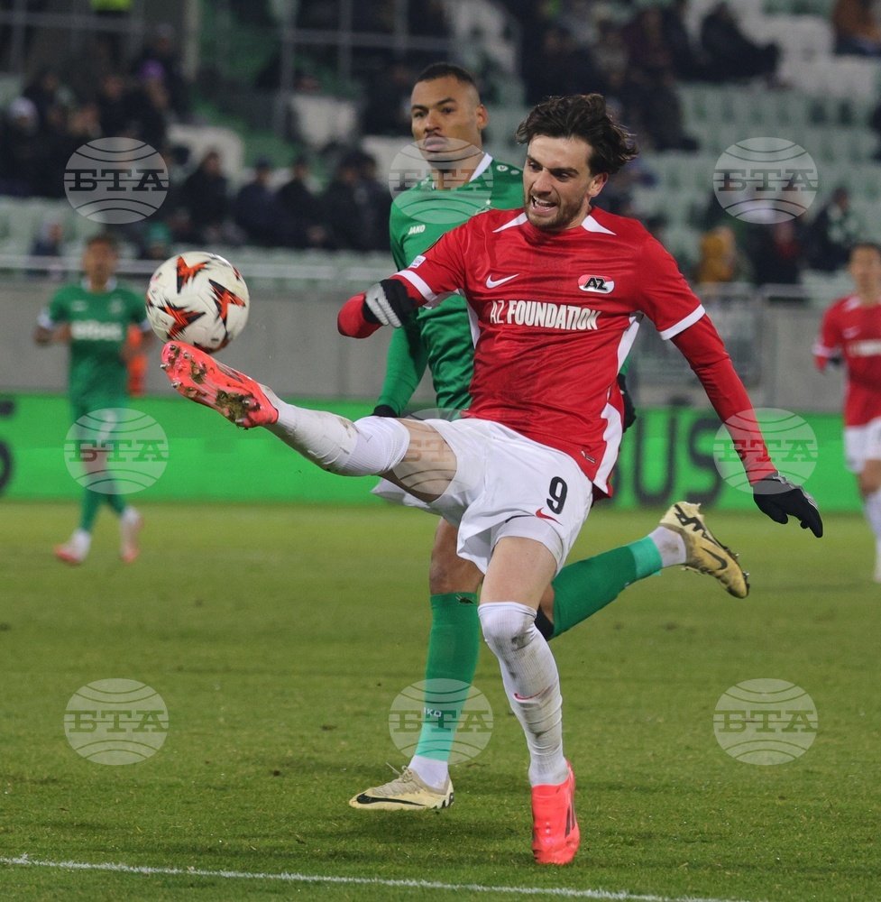 Ludogorets Draws 2-2 with Alkmaar in UEFA Europa League Match