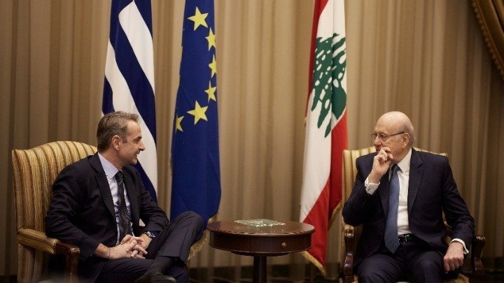 Greek PM Kyriakos Mitsotakis Visits Lebanon to Strengthen Ties