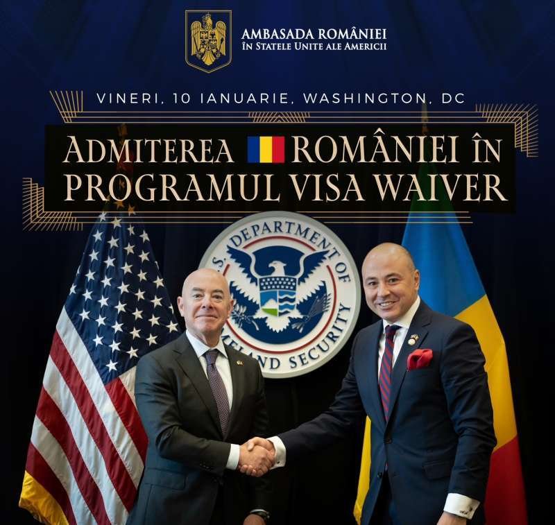 Romania to Join U.S. Visa Waiver Program in March