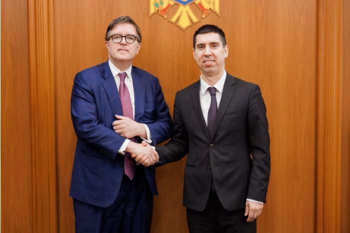 Deputy Prime Minister Mihai Popșoi Meets U.S. Assistant Secretary of State James O'Brien