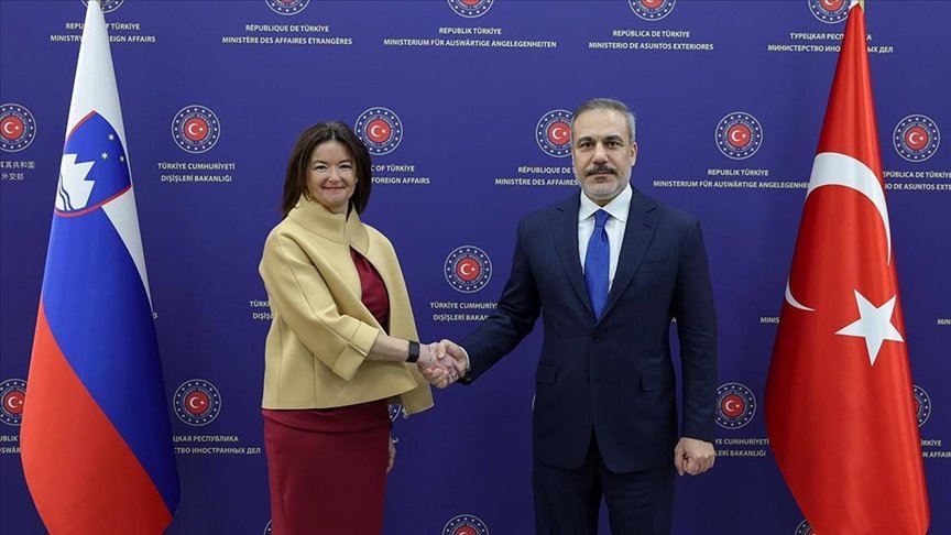 Turkish and Slovenian Foreign Ministers Discuss Strategic Partnership and Regional Issues in Ankara