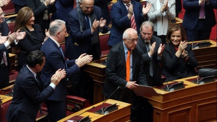 Nikitas Kaklamanis Elected President of the Hellenic Parliament