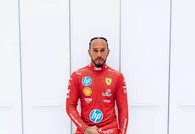 &quot;Biggest smile of my life&quot;: Hamilton reflects on driving Ferrari for first time