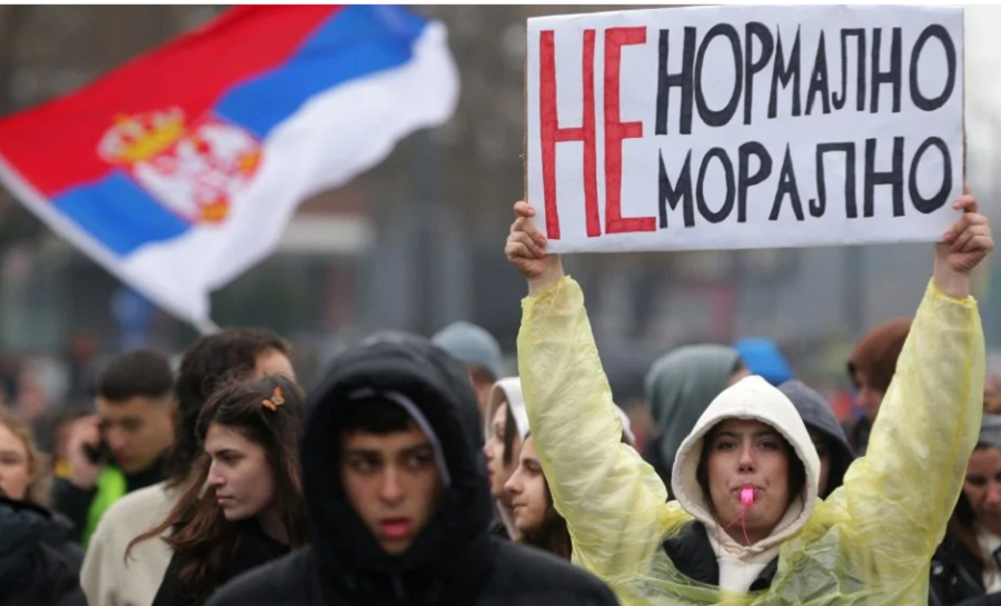 Serbian students announce march from Belgrade to Novi Sad