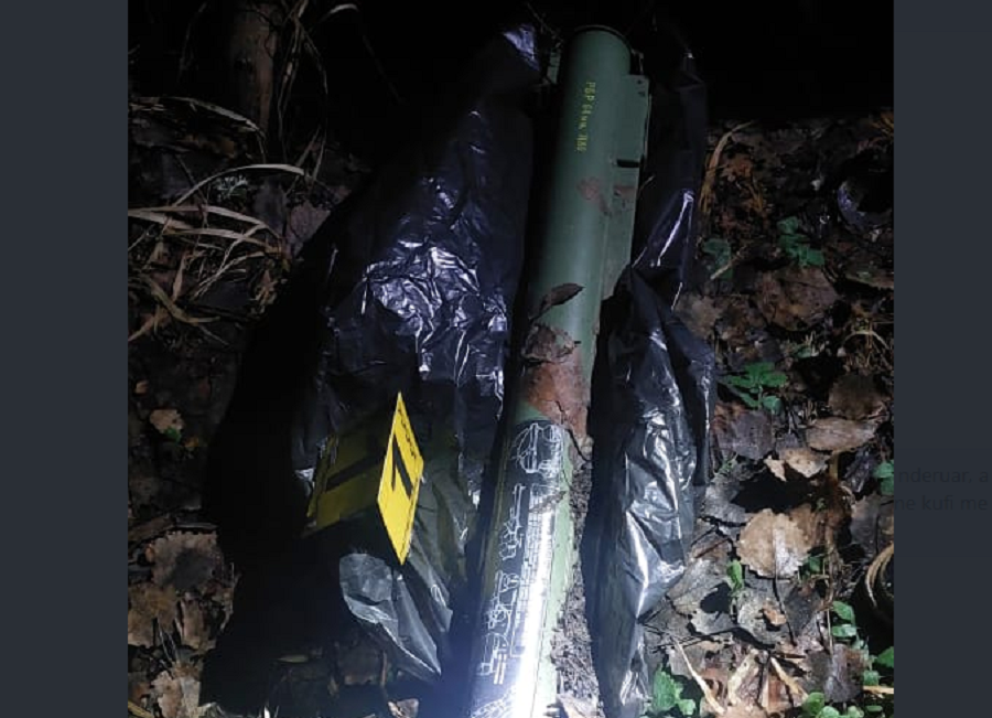 Kosovo police discover M80 rocket launcher near Serbia border