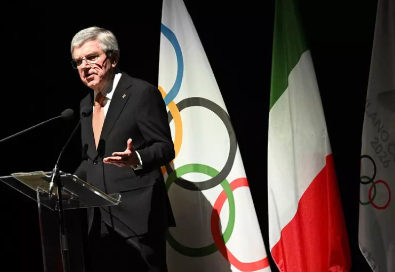 IOC president invites athletes to celebrate Winter Olympics