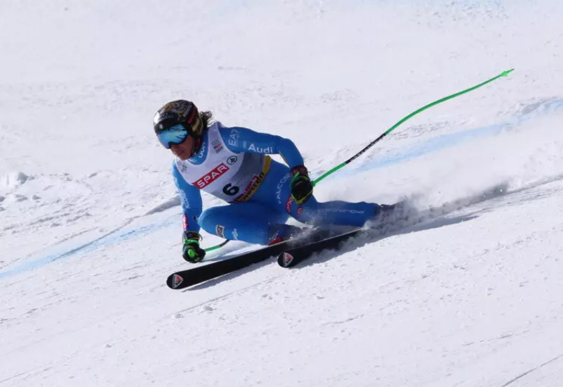 Italy's Brignone grabs silver at Ski World Championships