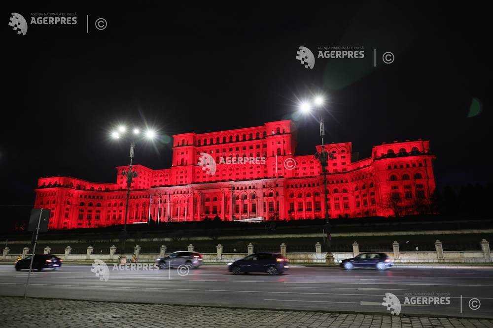 Romania Lights Up in Red for European 112 Day