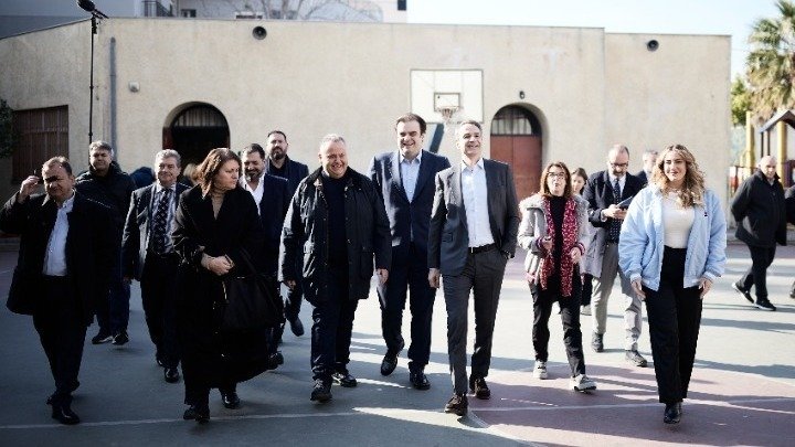 Greek PM Visits School as €350M Modernization Program Kicks Off