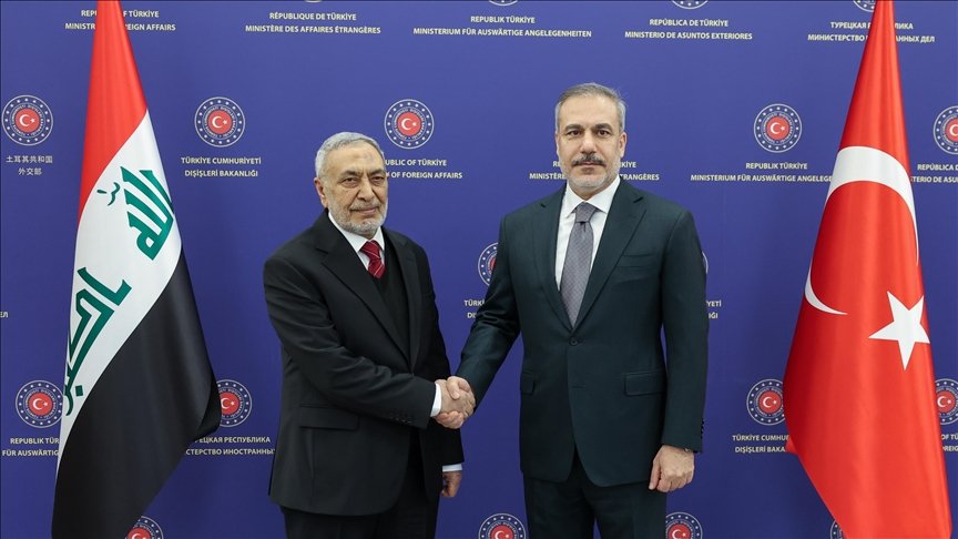 Turkish FM Hakan Fidan Meets Iraqi Speaker in Ankara