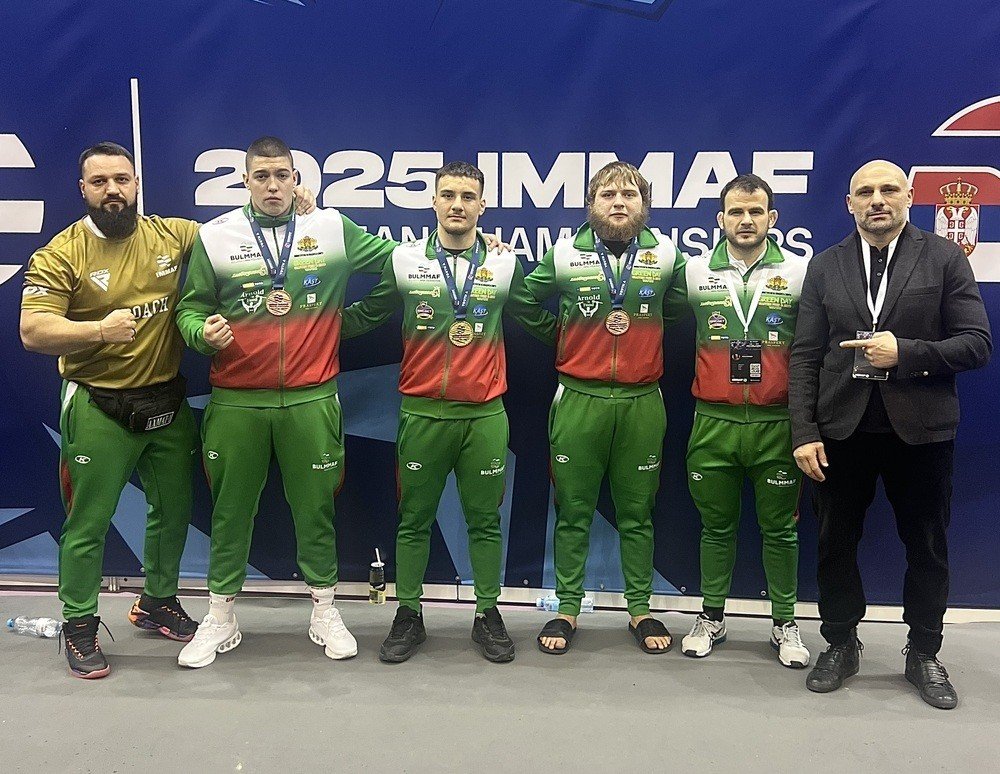 Bulgaria Shines at European U18 MMA Championships with 10 Medals