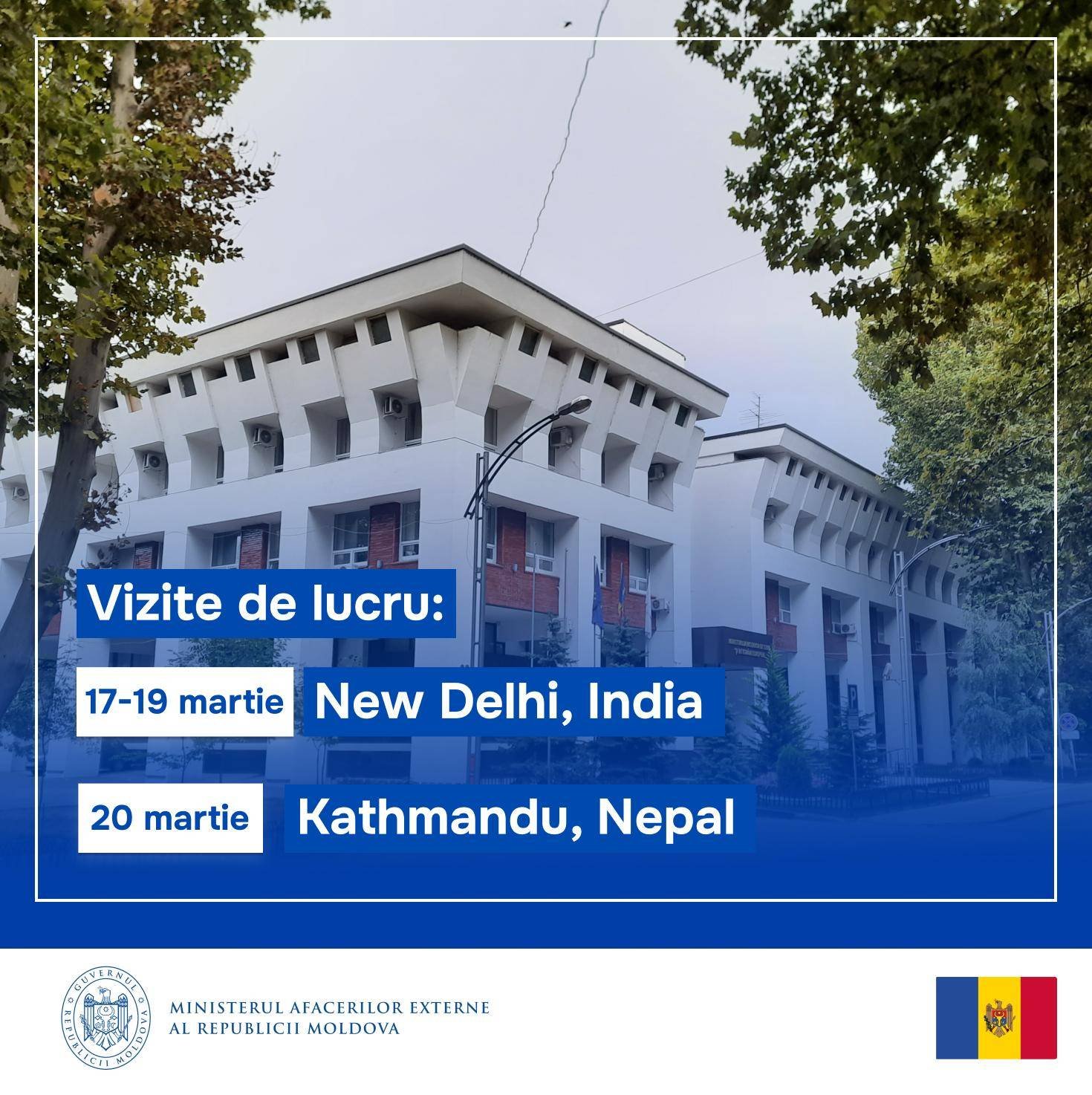 Moldovan Deputy PM Mihai Popșoi Visits India and Nepal for Key Diplomatic Talks